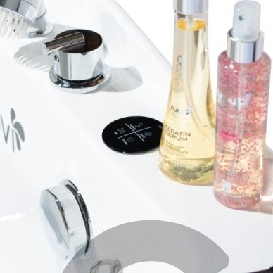 "Blovi Professional Grooming SPA" 65x60x85 cm - ozono vonia su "Milky SPA Micro Bubble" technologija ir hidromasažu, rožinės ir baltos spalvos 2