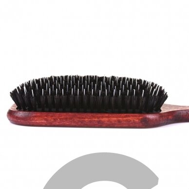 "Blovi Red Wood Brush" 24,5 cm - itin didelis medinis šepetys su natūraliais šereliais ir iššukavimo priemone, skirtas ilgaplaukėms veislėms 3 "Blovi Red Wood Brush" 24,5 cm - itin didelis medinis šepetys su natūraliais šereliais ir iššukavimo priemone, skirtas ilgaplaukėms veislėms 3