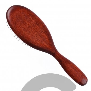 "Blovi Red Wood Pin Brush" - didelis ovalus šepetys su trumpais 20 mm smeigtukais 1