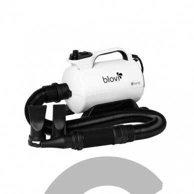 "Blovi Snow Alaska Dryer 2800W" - džiovintuvas su stovo ir jonizacija, bepakopiu oro srauto reguliavimu ir dviejų pakopų temperatūros reguliavimu 7 "Blovi Snow Alaska Dryer 2800W" - džiovintuvas su stovo ir jonizacija, bepakopiu oro srauto reguliavimu ir dviejų pakopų temperatūros reguliavimu 7