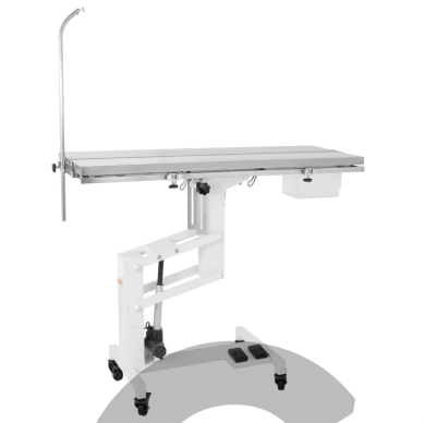 Blovi VT01 veterinarinis stalas 140 × 50 cm su reguliuojamu V formos stalviršiu Blovi VT01 veterinarinis stalas 140 × 50 cm su reguliuojamu V formos stalviršiu