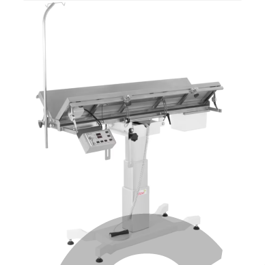 Blovi VT02 veterinarinis stalas 140 × 50 cm su šildomu V formos stalviršiu 4