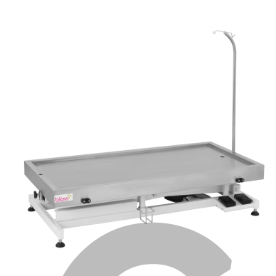 Blovi VT11 veterinarinis stalas 120 × 60 cm, ypač žemai nuleidžiamas 1