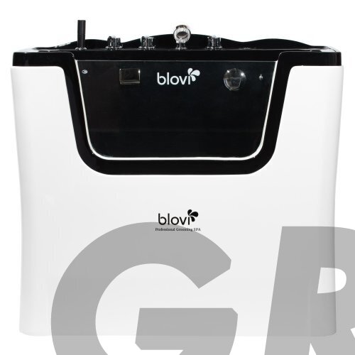 "Blovi Professional Grooming SPA" 65x60x85 cm - ozono vonia su "Milky SPA Micro Bubble" technologija ir hidromasažu, judai baltos spalvos