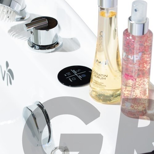 "Blovi Professional Grooming SPA" 90x68x95 cm - ozono vonia su "Milky SPA Micro Bubble" technologija ir hidromasažu, rožinės ir baltos spalvos 2