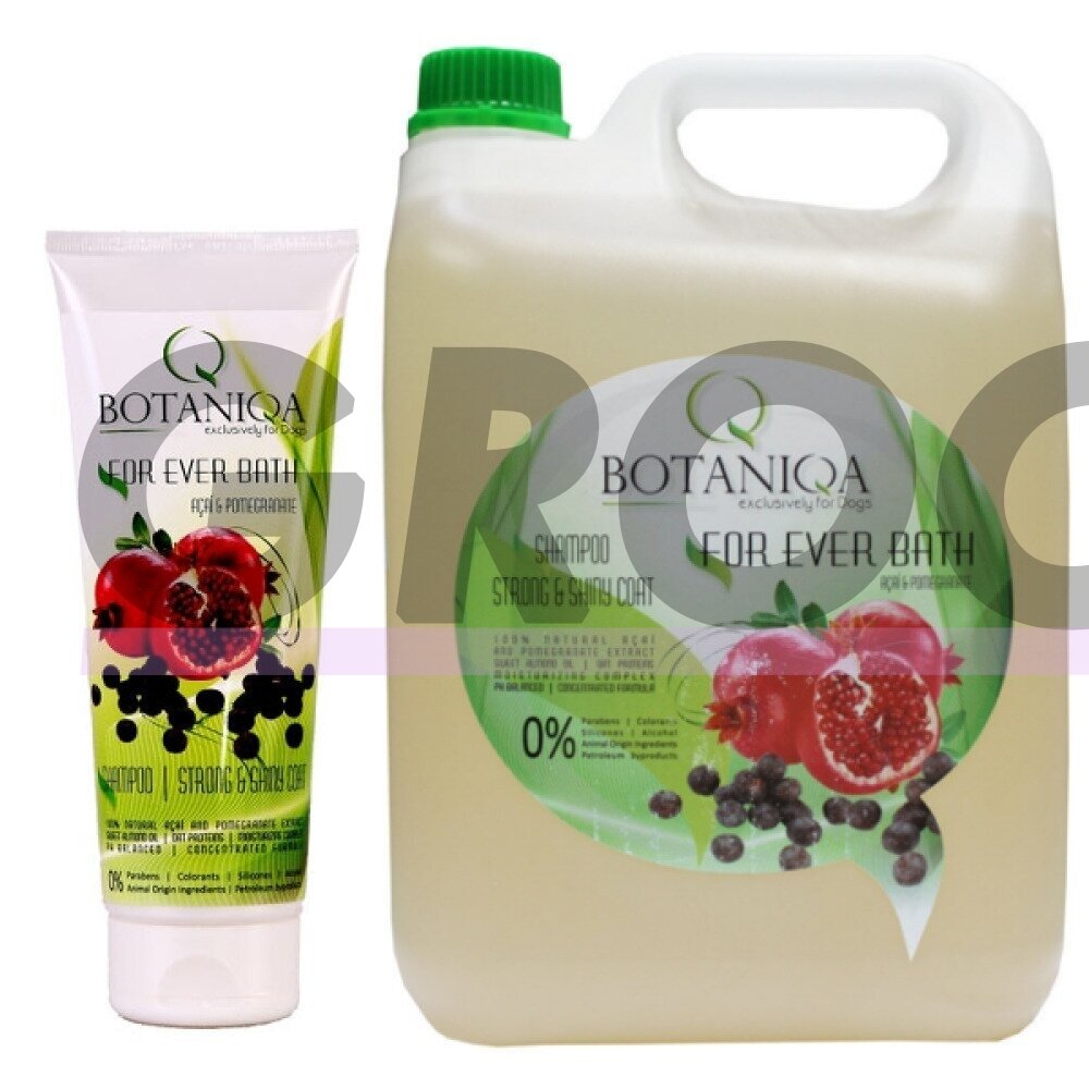 Botaniqa For Ever Bath Acai and Pomegranate Shampoo - All Coat Care, 1:5 Concentrate - šampūnas visų tipų kailiui