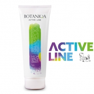 "Botaniqa Active Line Moisturizing & Protection Shampoo" - intensyviai drėkinantis ir regeneruojantis šampūnas