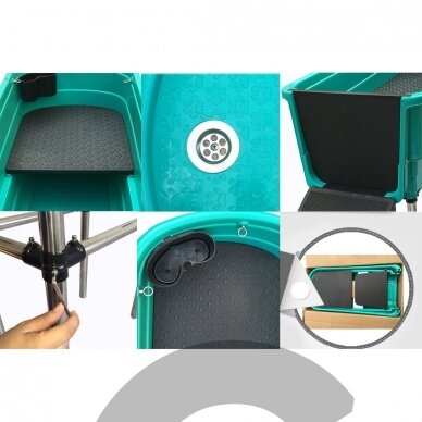 Blovi Booster Pet Tub - удобная ванна с пандусом для животных 124,5x69,5x90 см 3 Blovi Booster Pet Tub - удобная ванна с пандусом для животных 124,5x69,5x90 см 3