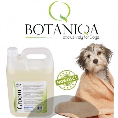 "Botaniqa Groom It Shampoo" 4L - profesionalus šunų šampūnas pirmajam pagrindiniam plovimui 1