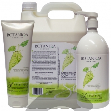 "Botaniqa Show Line Intense Treatment Coat Mask" - увлажняющая маска с коллагеном и кератином