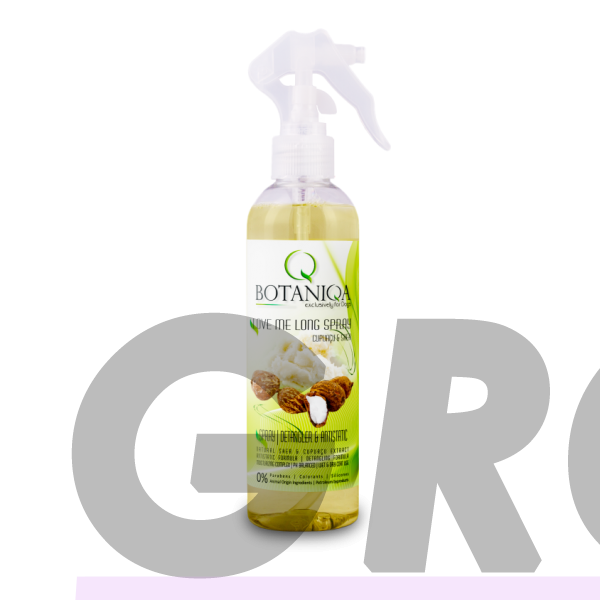"Botaniqa Love me Long Spray" 250 ml - antistatinis purškalas palengvina šukavimą