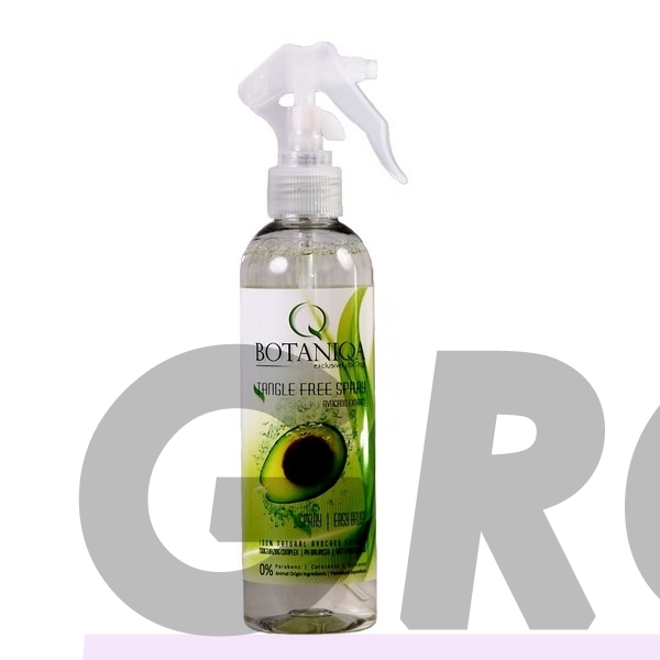 "Botaniqa Tangle Free Avocado Spray" 250 ml - padeda iššukuoti garbanotus ir susipynusius plaukus