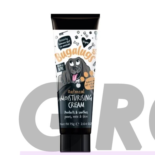 Bugalugs Oatmeal Moisturising Cream 75g - увлажняющий овсяный крем для кожи, лап и носа собак Bugalugs Oatmeal Moisturising Cream 75g - увлажняющий овсяный крем для кожи, лап и носа собак