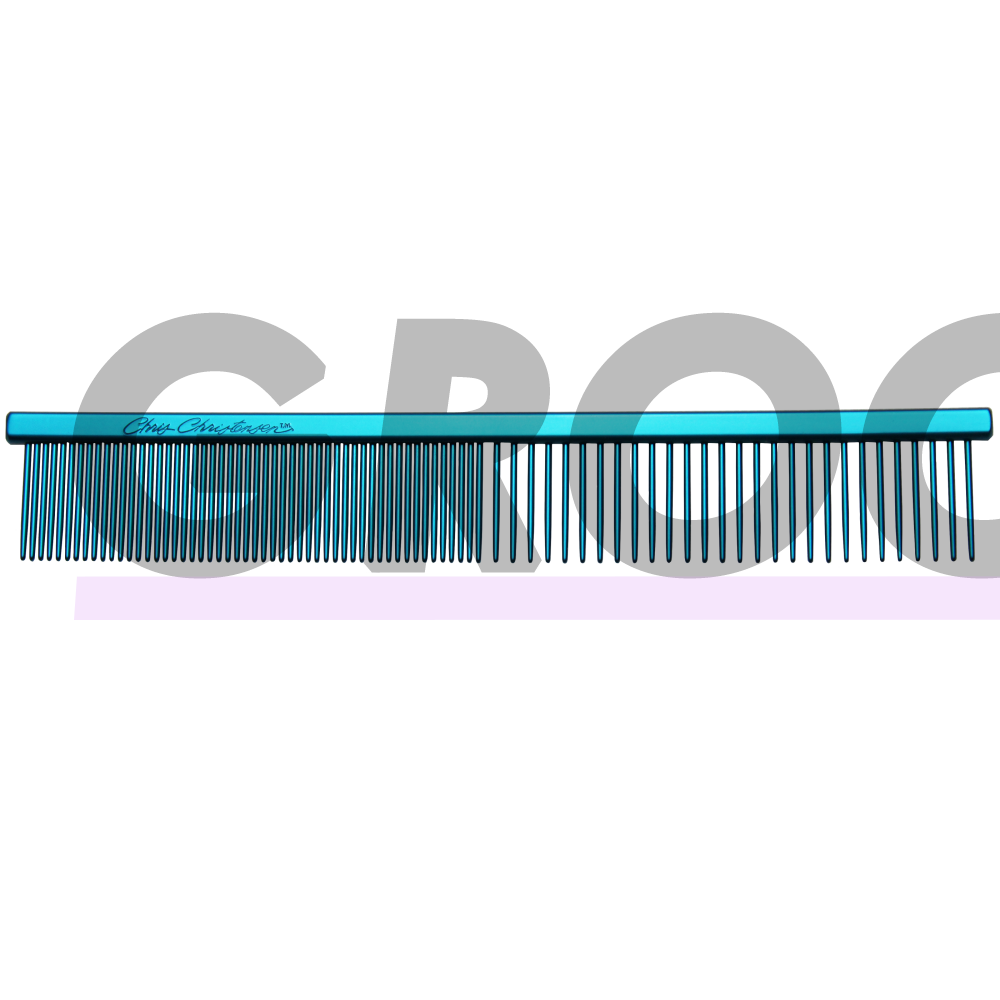 Chris Christensen Face/Feet Comb 13cm - profesionalios mini šukos snukiui ir ūsams 2
