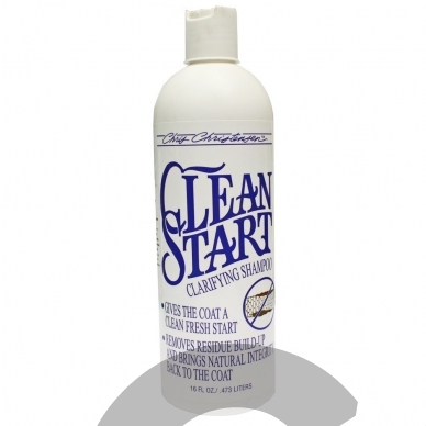 Chris Christensen Clean Start - valomasis ir nuriebalinimo šampūnas labai nešvariems plaukams. Skiedžiamas 16:1 2