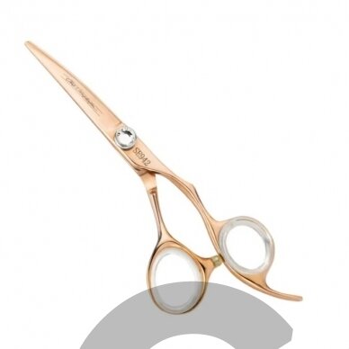 Chris Christensen Adalynn Rose Curved Scissors  - Профессиональные изогнутые ножницы из японской стали с титановым покрытием 5