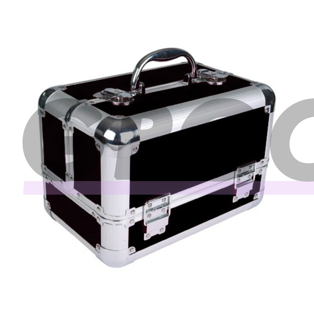Chadog Grooming Transport Case 29,5x19x20 cm - elegantiškas, aliuminis dėklas irankiams  - juodas