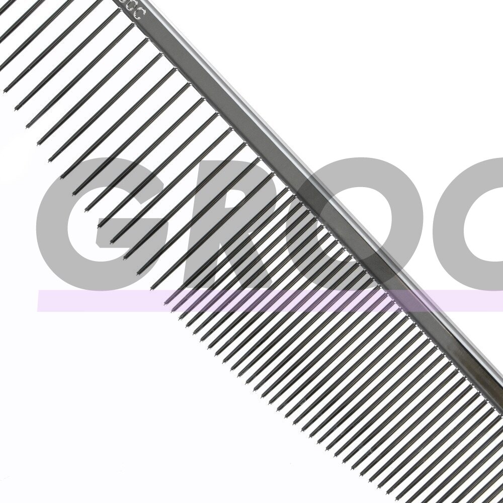 Chris Christensen Crescent Comb 16,5cm - profesionalios šukos su mišriais dantų tarpais, pusmėnulio formos 1 Chris Christensen Crescent Comb 16,5cm - profesionalios šukos su mišriais dantų tarpais, pusmėnulio formos 1