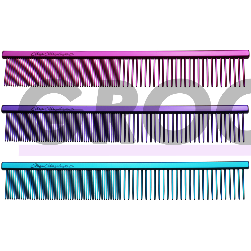 Chris Christensen Face/Feet Comb 13cm - profesionalios mini šukos snukiui ir ūsams Chris Christensen Face/Feet Comb 13cm - profesionalios mini šukos snukiui ir ūsams