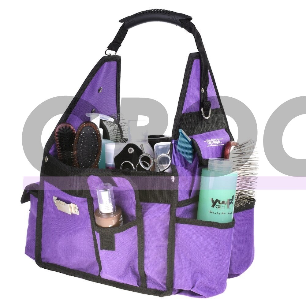 Chris Christensen Large Side Tote Bag – didelis krepšys įrankiams ir priežiūros reikmenims, violetinis L Chris Christensen Large Side Tote Bag – didelis krepšys įrankiams ir priežiūros reikmenims, violetinis L