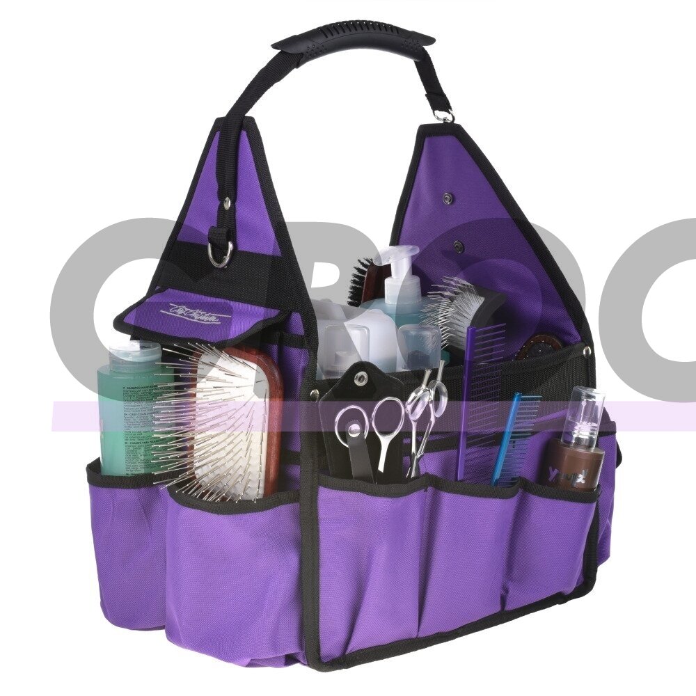 Chris Christensen Large Side Tote Bag – didelis krepšys įrankiams ir priežiūros reikmenims, violetinis L 1