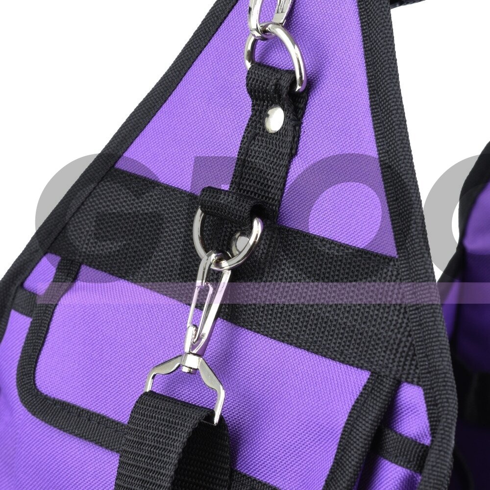 Chris Christensen Large Side Tote Bag – didelis krepšys įrankiams ir priežiūros reikmenims, violetinis L 3 Chris Christensen Large Side Tote Bag – didelis krepšys įrankiams ir priežiūros reikmenims, violetinis L 3