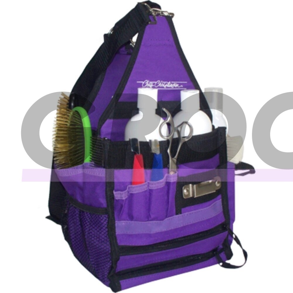 Chris Christensen Ring Side Medium Tote Bag - krepšys įrankiams ir priežiūros reikmenims, spalva violetinė M