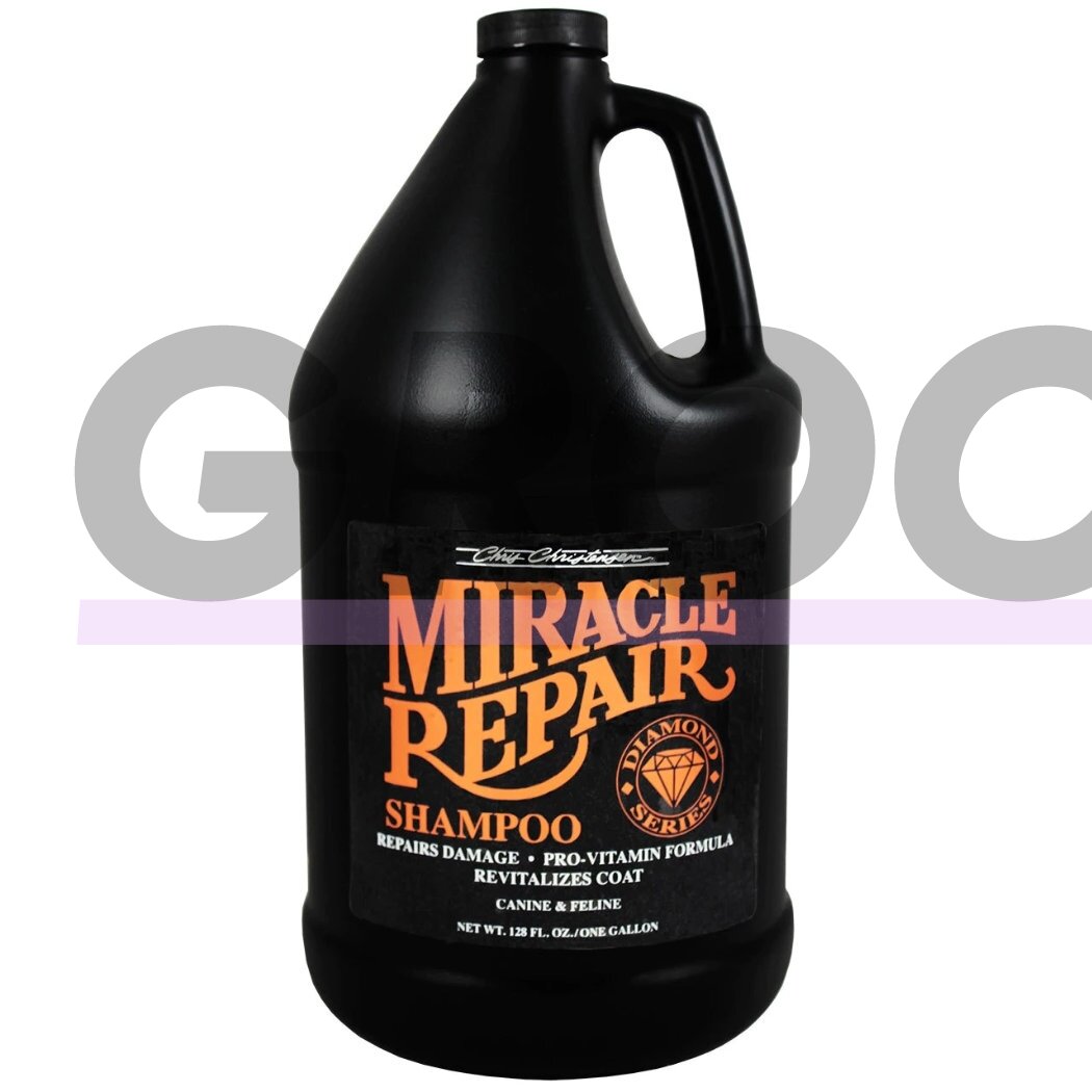 Chris Christensen Miracle Repair Shampoo - praturtintas vitaminų, atstatomasis šampūnas pažeistiems plaukams
