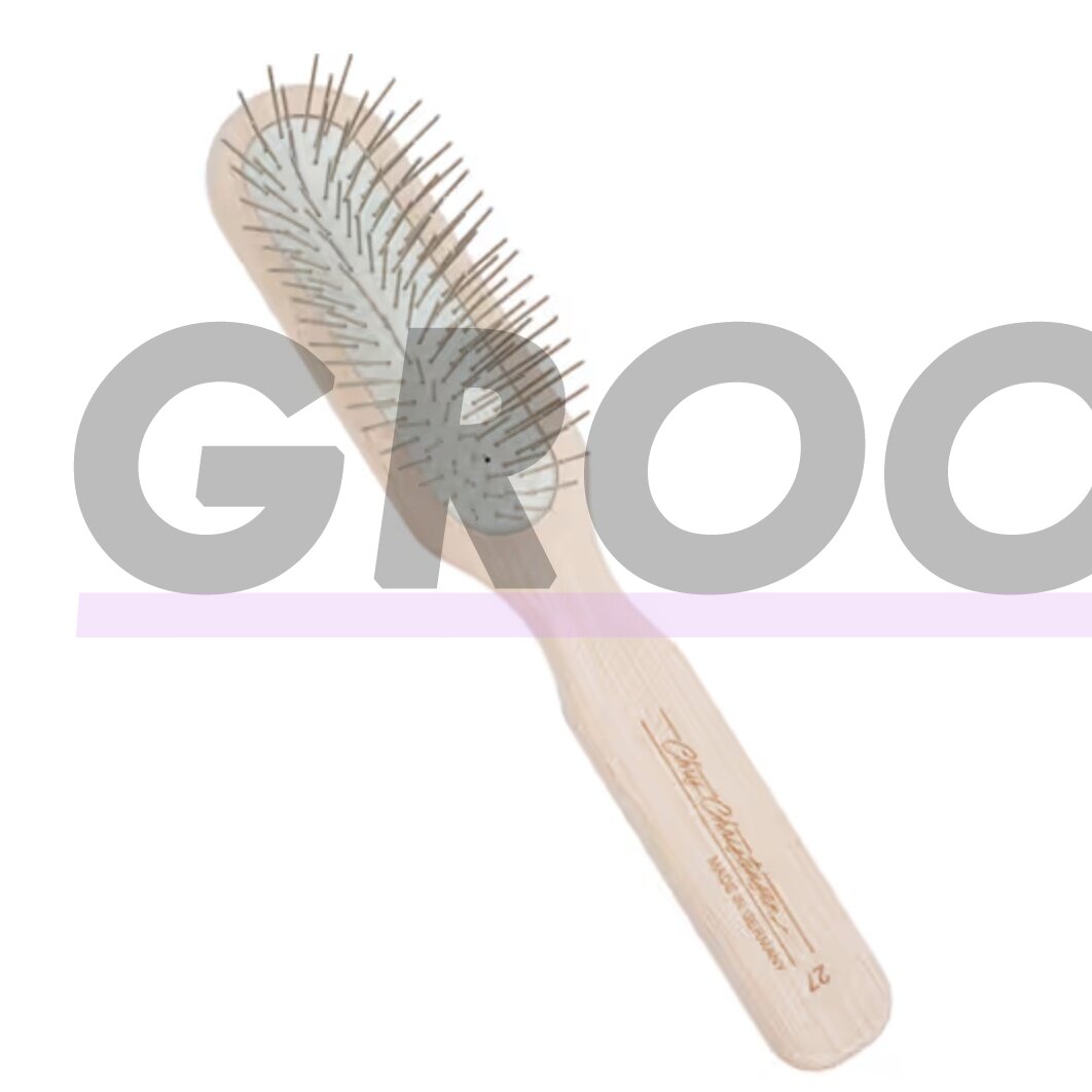 Chris Christensen Oblong Pin Brush - профессиональная деревянная кисть с металлическими штифтами - 20 мм/27 мм 1