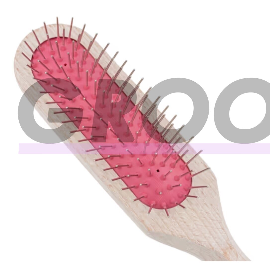 Chris Christensen Brezzy Oblong Brushes 16mm - высококачественная деревянная кисть с металлическими штифтами 2