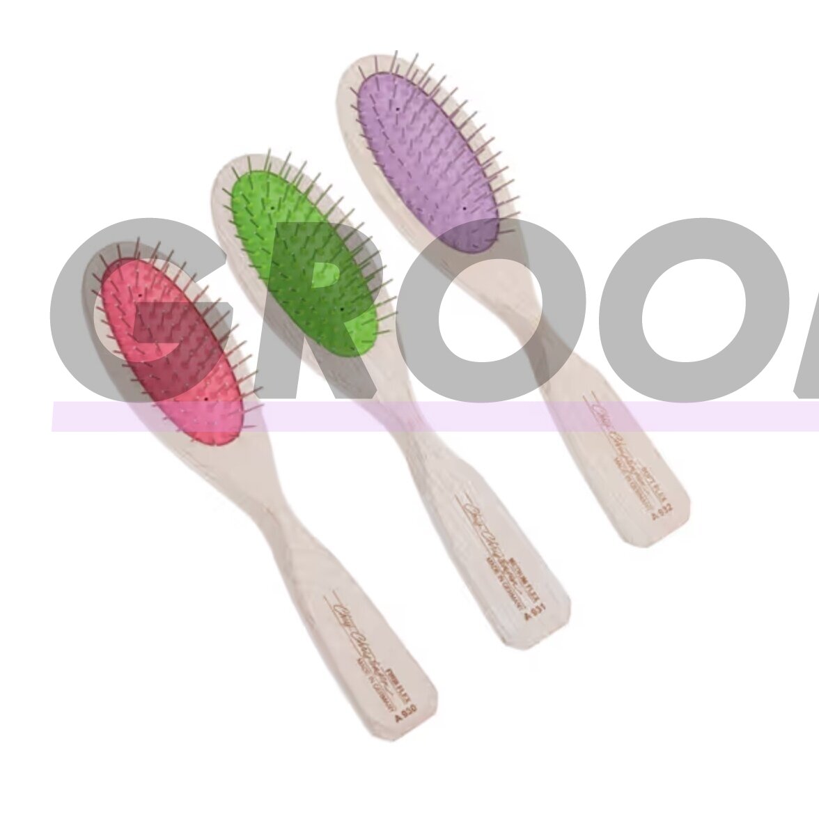 Chris Christensen Brezzy Oval Small Brushes 16mm - высококачественная маленькая деревянная кисть с металлическими штифтами