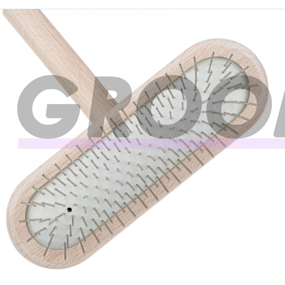 Chris Christensen Big T-Brush 16mm - высококачественная, большая щетка, расческа для собак с металлическими штифтами, мягкая 1