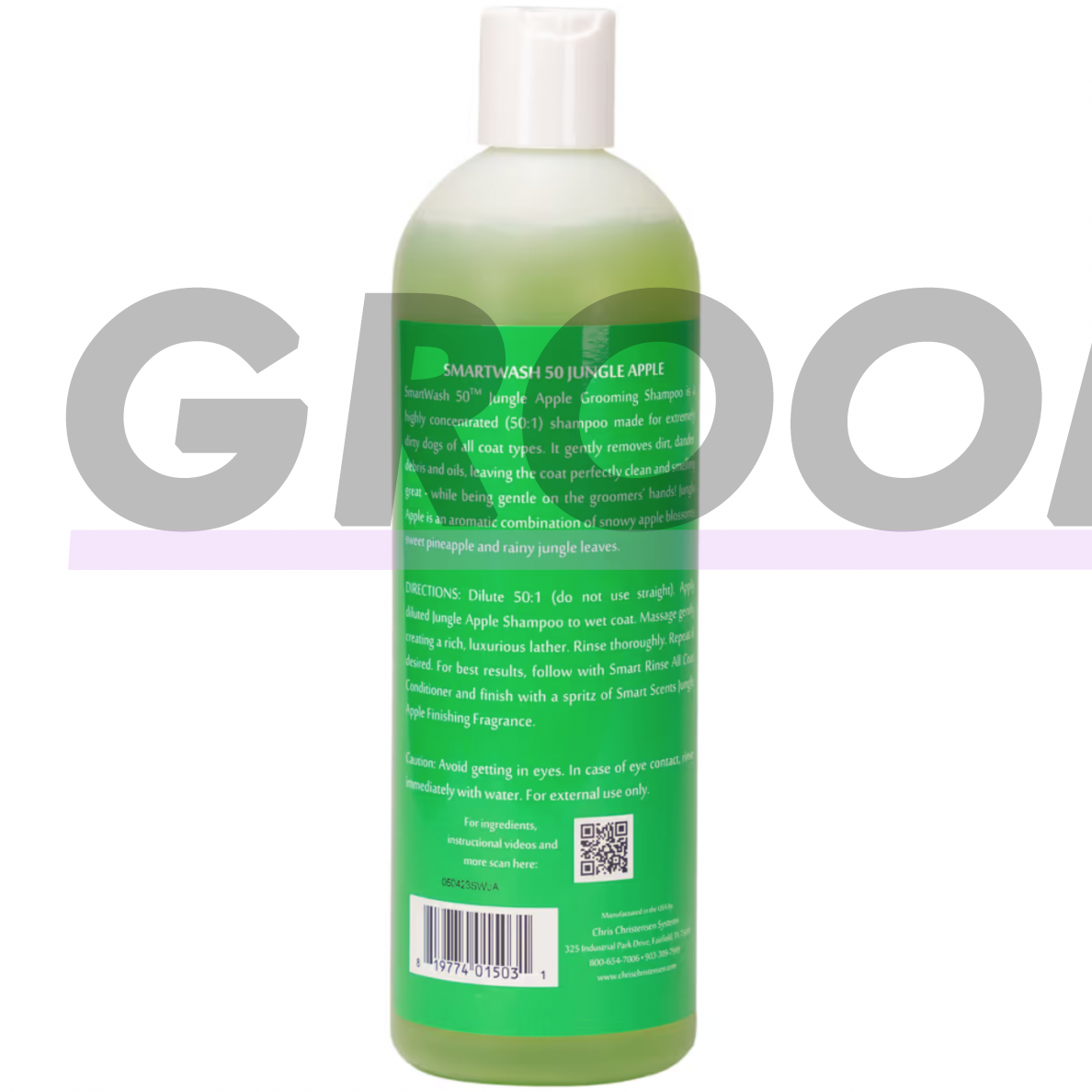 Chris Christensen Smart Wash Jungle Apple Shampoo - giliai valantis šampūnas 1