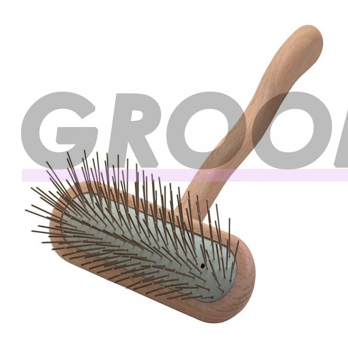 Chris Christensen T-Brush 27mm - высококачественная щетка/расческа для собак с металлическими штифтами, мягкая Chris Christensen T-Brush 27mm - высококачественная щетка/расческа для собак с металлическими штифтами, мягкая