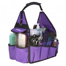 Chris Christensen Large Side Tote Bag – didelis krepšys įrankiams ir priežiūros reikmenims, violetinis L