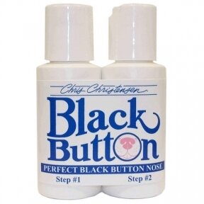 "Chris Christensen Black Button" 2x30ml - priemonė, skirta šunims pašalinti spalvos pakitimus ir atkurti juodą nosies spalvą