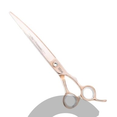 Chris Christensen Adalynn Rose Curved Scissors - profesionalios išlenktos žirklės iš japoniško plieno su titano danga