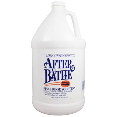 Chris Christensen After U Bath Final Rinse Solution - легкий кондиционер для облегчения расчесывания и ускорения сушки, для всех типов шерсти - Объем: 3,8 л