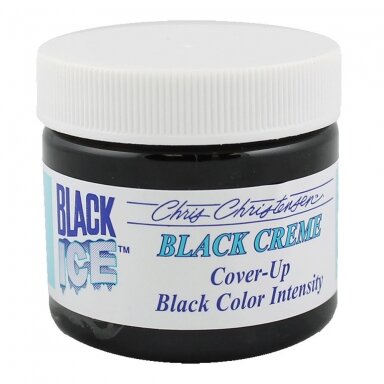 Chris Christensen Black Ice Creme - kremas, padengiantis spalvą ir dėmes, juodas