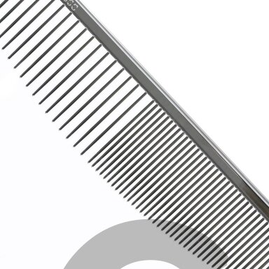 Chris Christensen Crescent Comb 16,5cm - profesionalios šukos su mišriais dantų tarpais, pusmėnulio formos