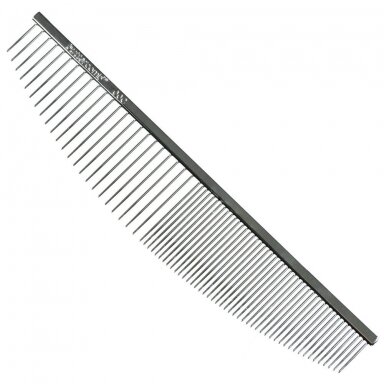 Chris Christensen Crescent Comb 16,5cm - profesionalios šukos su mišriais dantų tarpais, pusmėnulio formos