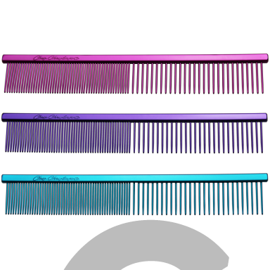 Chris Christensen Face/Feet Comb 13cm - profesionalios mini šukos snukiui ir ūsams