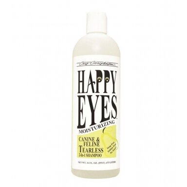 Chris Christensen Happy Eyes 2 In 1 Shampoo - švelnus šampūnas ir kondicionierius viename, nesukeliantis ašarojimo Chris Christensen Happy Eyes 2 In 1 Shampoo - švelnus šampūnas ir kondicionierius viename, nesukeliantis ašarojimo