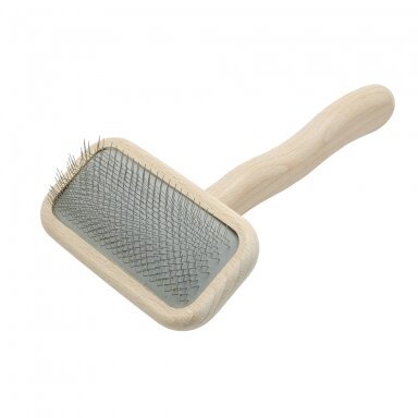 Chris Christensen Mark II Small Slicker Brush - mažas, minkštas šepetys pudeliui - buko mediena Chris Christensen Mark II Small Slicker Brush - mažas, minkštas šepetys pudeliui - buko mediena