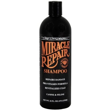 Chris Christensen Miracle Repair Shampoo - praturtintas vitaminų, atstatomasis šampūnas pažeistiems plaukams