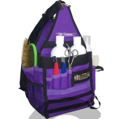 Chris Christensen Ring Side Medium Tote Bag - krepšys įrankiams ir priežiūros reikmenims, spalva violetinė M