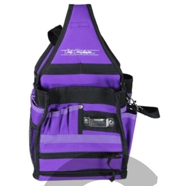 Chris Christensen Ring Side Medium Tote Bag - krepšys įrankiams ir priežiūros reikmenims, spalva violetinė M