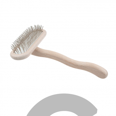 Chris Christensen Big T-Brush 16mm - высококачественная, большая щетка, расческа для собак с металлическими штифтами, мягкая 3