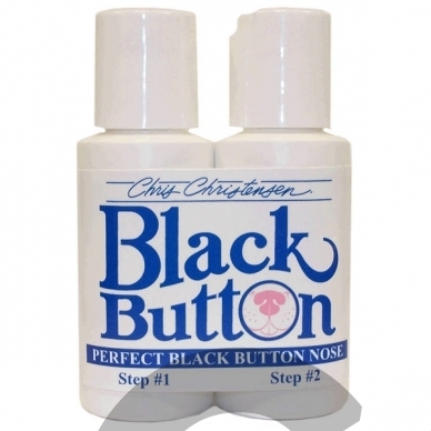 "Chris Christensen Black Button" 2х30мл - для собак для удаления обесцвечивания и восстановления черного цвета носа