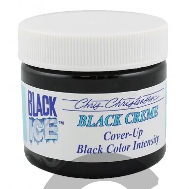 Chris Christensen Black Ice Creme - kremas, padengiantis spalvą ir dėmes, juodas Chris Christensen Black Ice Creme - kremas, padengiantis spalvą ir dėmes, juodas